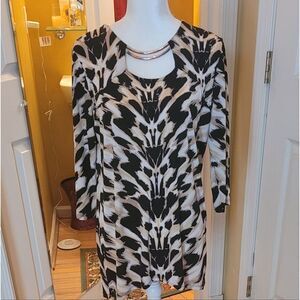 COCO BIANCO ANIMAL PRINT TUNIC